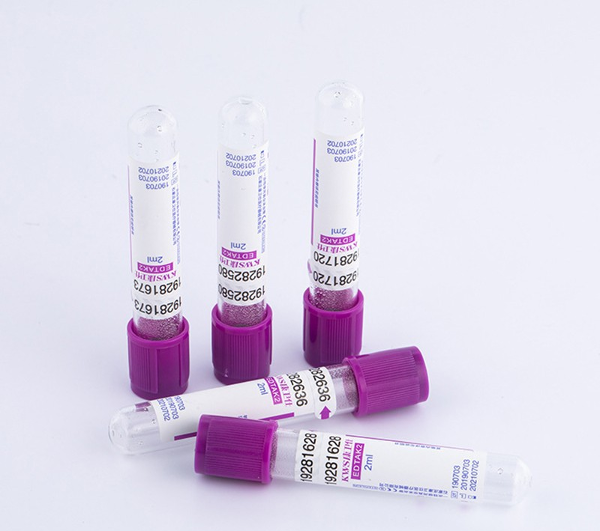 Fornecedor claro dos tubos 100pcs/Tray do BD do vidro do tampão roxo de Vial Container Test Tubes 2ML dos tubos da coleção do sangue