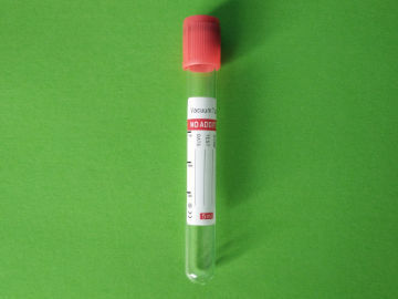 Tubo liso do tubo descartável da coleção do sangue nenhum fornecedor do ISO do CE do ANIMAL DE ESTIMAÇÃO 5ml dos aditivos