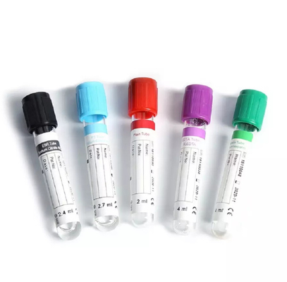 Disposable Vacuum Blood Collection Tube Multi Color Blood Sampling Tube CE ISO
