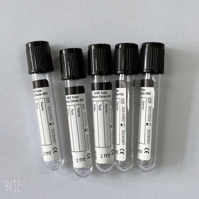 Sodium Citrate 3.8% ESR Tube Sodium Citrate 4nc Pet For Blood Collection