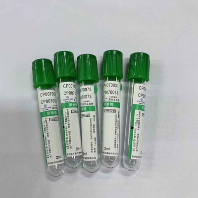 Verde da coleção do sangue do vácuo do tubo da heparina do lítio 5ml de CP-NH (LH)