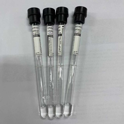 plástico de vidro preto dos tubos do vácuo do ESR do citrato de sódio 1.6ml