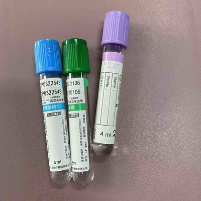 Plasma superior azul 1.8ml plástico de vidro do tubo do citrato de sódio - 8ml