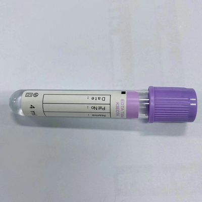 O OEM médico do tubo do sangue do vácuo da tampa da alfazema do hospital aceita