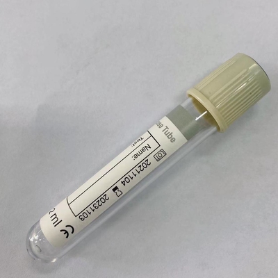 Tubo do fluoreto de sódio para o tubo Grey Cap da heparina do EDTA da glicose