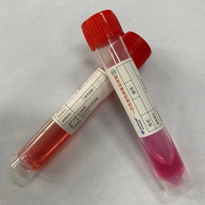Teste descartável misturado B-12.0 plástico do tubo de amostra COVID do vírus 19