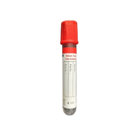 Tubo liso da coleção do sangue do laboratório 10 Ml de sangue nenhuns aditivos