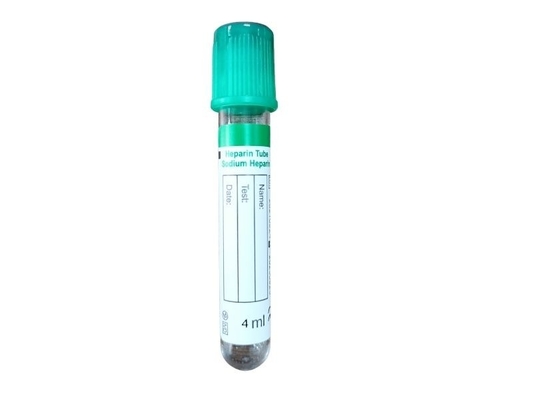 Vácuo de teste bioquímico da emergência rápida do tubo da heparina do lítio da coleção do sangue