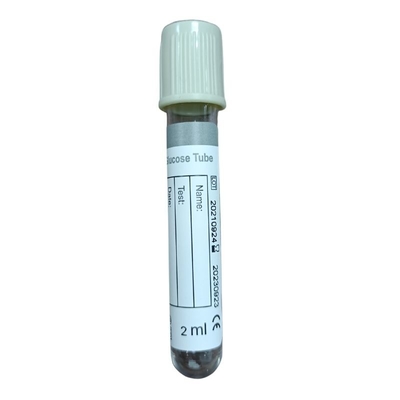 A glicemia do vácuo recolhe o fluoreto de sódio médico do vidro do ANIMAL DE ESTIMAÇÃO do tubo