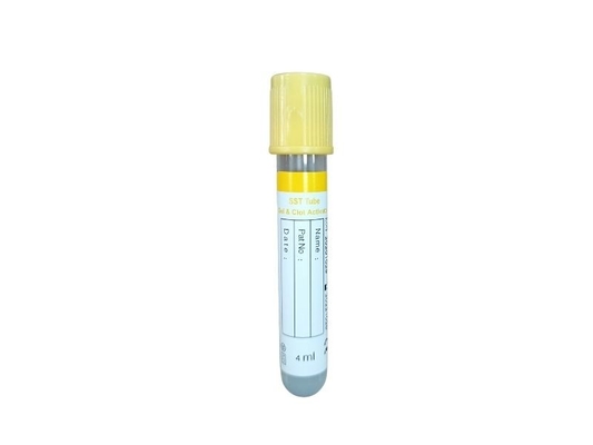 Tubo SST de vidro plástico para hospital Coleta de sangue de coágulo de gel de separação de soro médico
