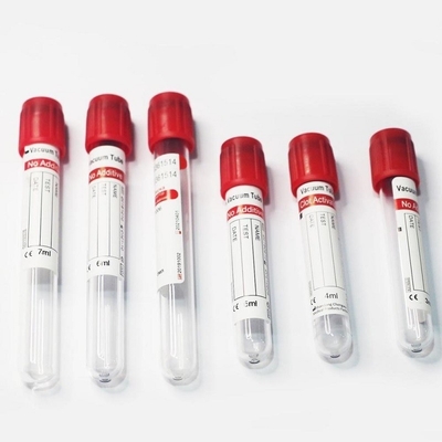 Não tubos de ensaio lisos vacuum blood colletion tube da coleção do sangue do vácuo do ativador nenhum aditivo