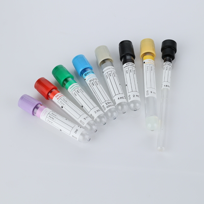 Tubos de coleta de sangue de vácuo estéreis descartáveis Tubos de coleta de sangue médicos personalizados