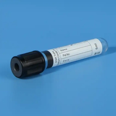 ESR Tubos de coleta de sangue a vácuo para laboratório hospitalar Black Top CE