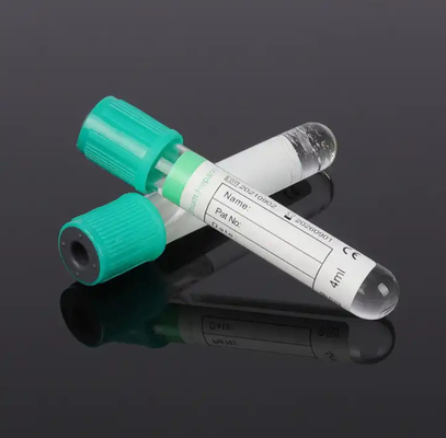 Hospitais Produtos Médicos Tubos de coleta de sangue de vácuo Heparina Lítio Tubos de heparina para amostra de plasma