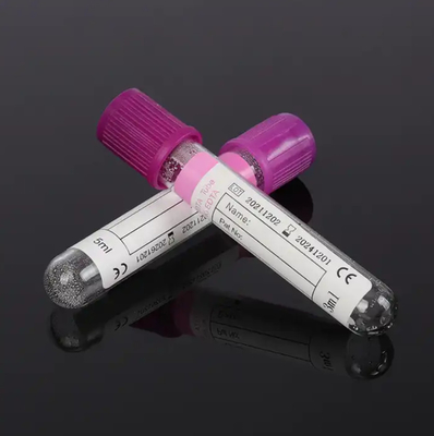 Hospitais Produtos Médicos Tubos de coleta de sangue a vácuo EDTA K3 EDTA K2 Tubos roxos Tire Volume 1-10ml
