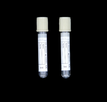 Tubo de recolha de sangue médico de 2 ml e 5 ml de glicose a vácuo para recolha / teste de sangue