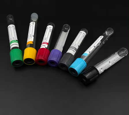 Tubo de coleta de sangue de plástico estéril sob vácuo personalizado por materiais médicos descartáveis