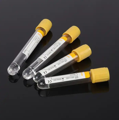 Tubo de vidro de separação de soro com activador de coágulo e separador de gel inerte 13*75mm