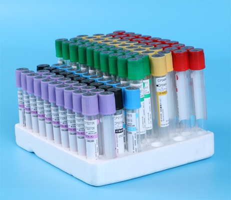 1-10 ml de tubo de coleta de sangue de vácuo de tamanho personalizado com aditivo/não aditivo para uso médico em hospitais e clínicas