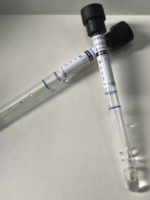 Tubos de vácuo ESR de 8*120 mm com citrato de sódio de 3,8% (proporção 4:1)