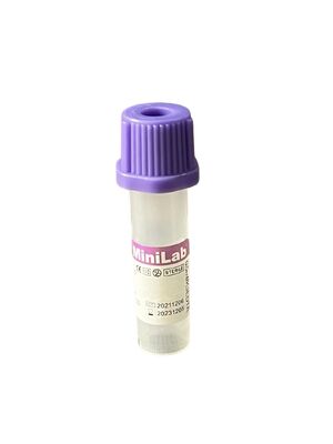 Tubos de recolha de sangue capilar EDTA de micro-volume pediátricos